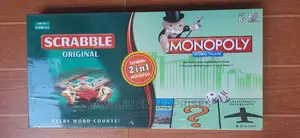 2in1 Scrabble Monopoly