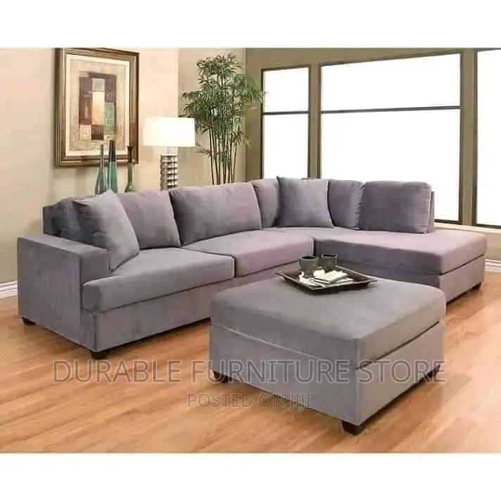 L Shape 6 Seater Sofas And A Table