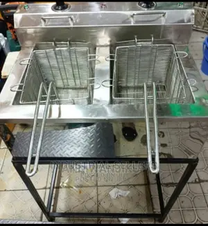 Juakali Double Deep Fryer With Warranty