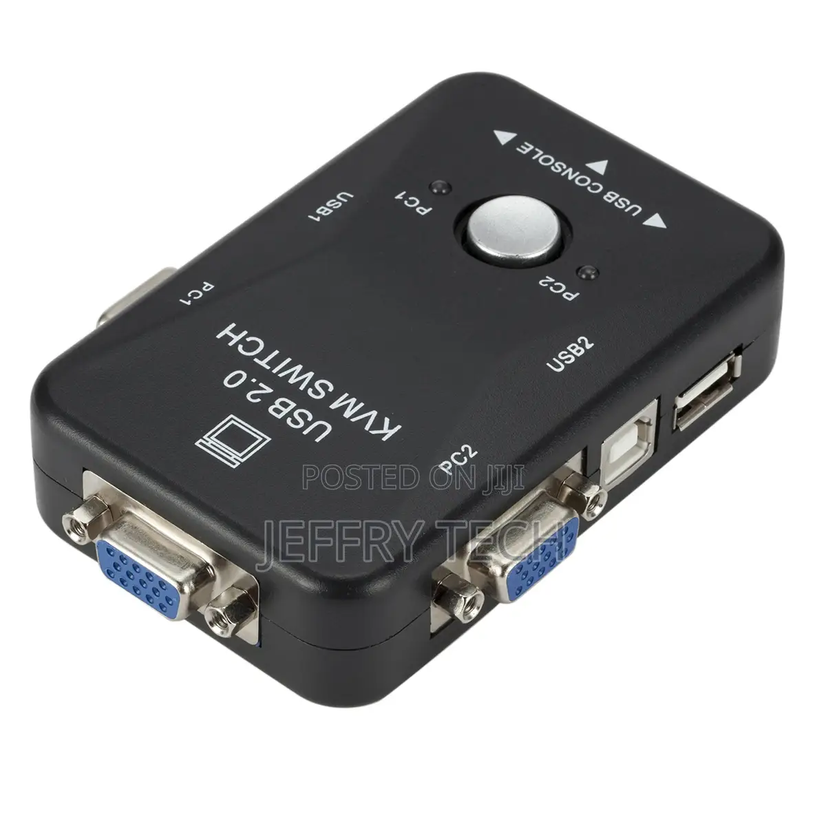 2 Port VGA USB KVM Switch Splitter Auto Controller Keyboard