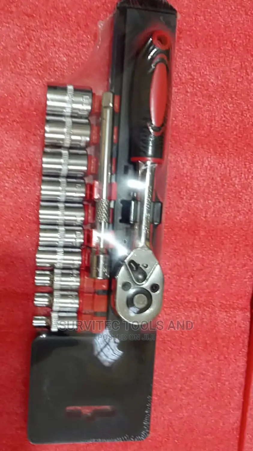 12pcs Reversible Ratchet Socket