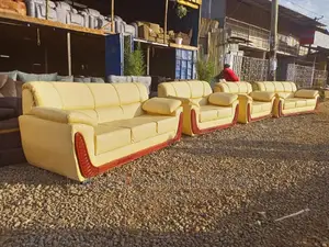 Kangaroo Sofaset 5seater Pure Leather