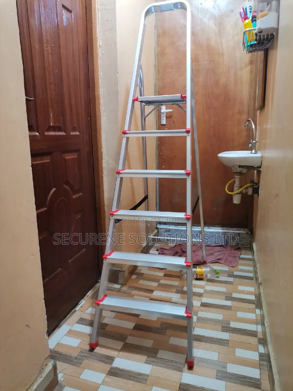6 Step Aluminum Step Ladder 6 Steps