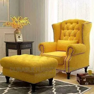 Wing Chair and a Puff