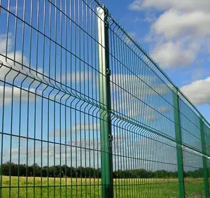 Outdoor Decorative Curved Welded Wire Mesh Fence Panel