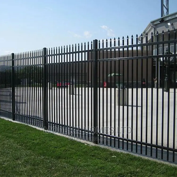 Courtyard Galvanized Decorative Iron Palisade Fence