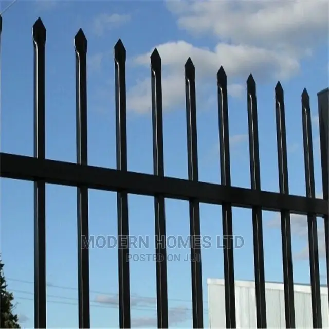 Courtyard Galvanized Decorative Iron Palisade Fence