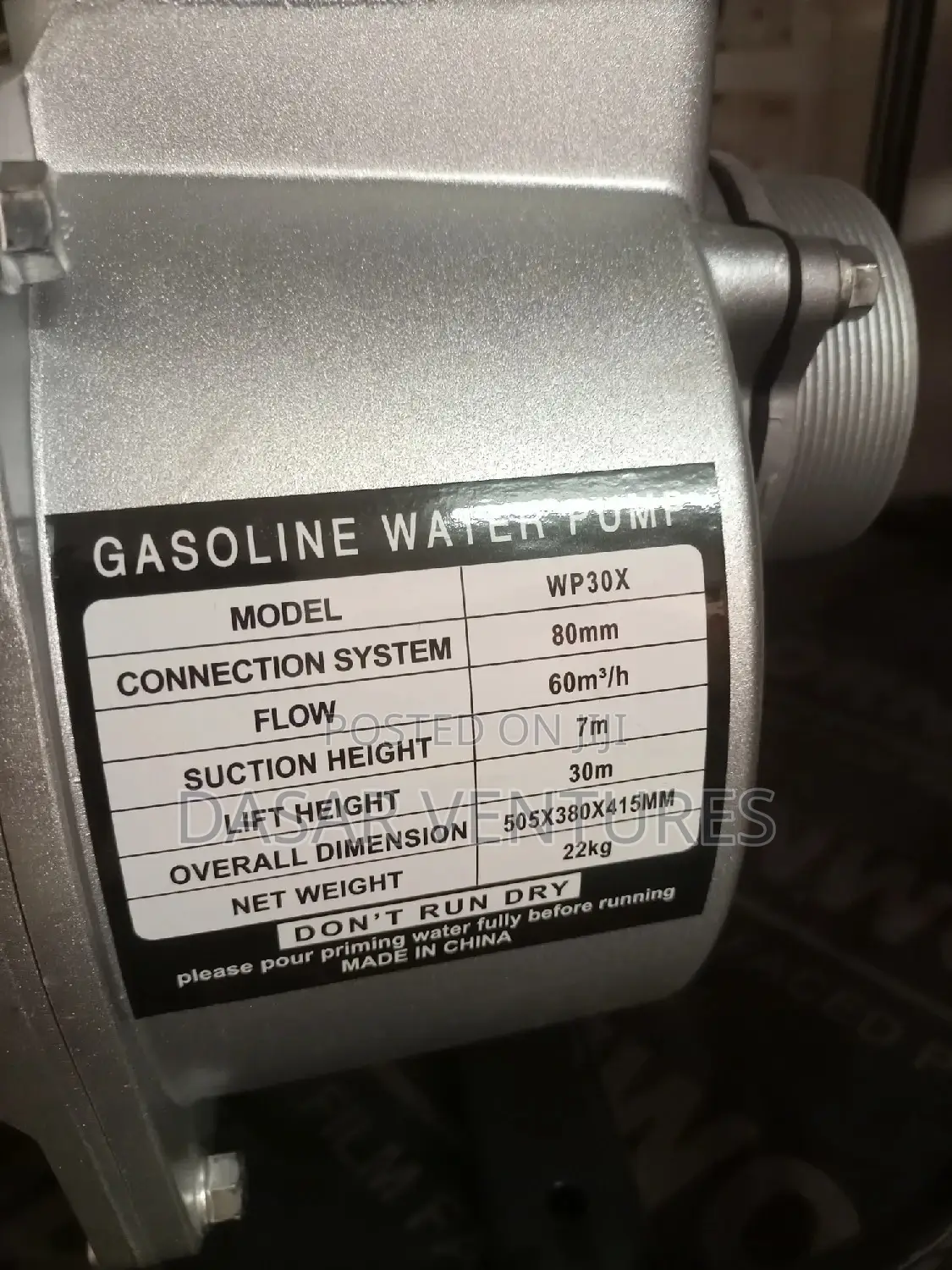 Golf Water Pump