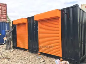 20ft Dry Container Into 2 Business Shops