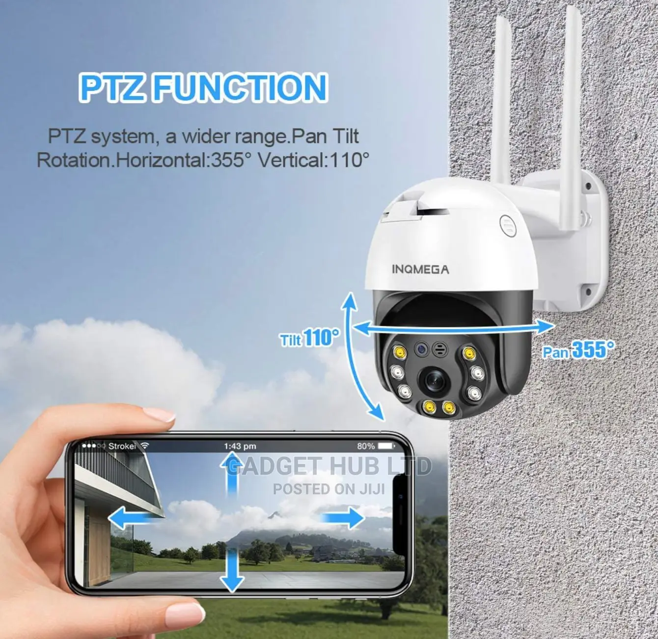 Wireless CCTV 5MP Camera Wifi PTZ 5MP Camera