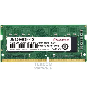 Transcend 4gb Jetram Ddr4-2666 So-Dimm Laptop RAM