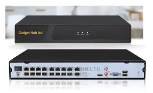 CCTV Poe Nvr 16 Channel, Supports 2mp, 3mp, 5mp Cameras
