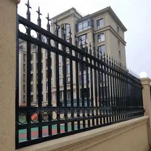 Custom Wrought Iron Palisade Fence