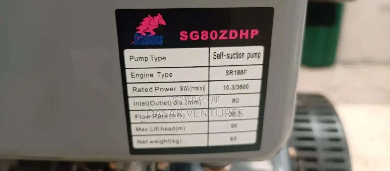 Stallion Water Pump 3" Diesel