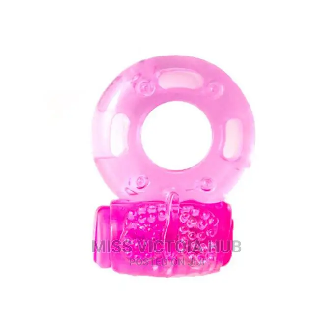 Silicone Rubber Penis Ring Vibrator for Delayed Ejaculation-