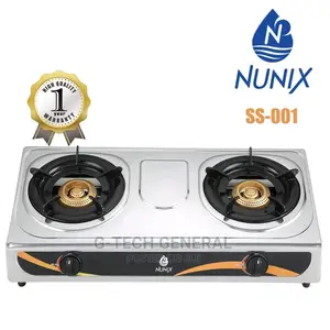 Nunix 2 Burner Stainless Gas Cooker