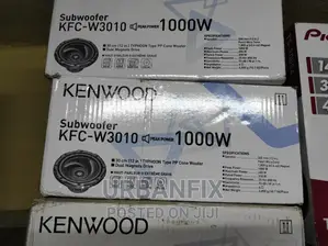 Kenwood 1000watts With Double Magnet Subwoofer