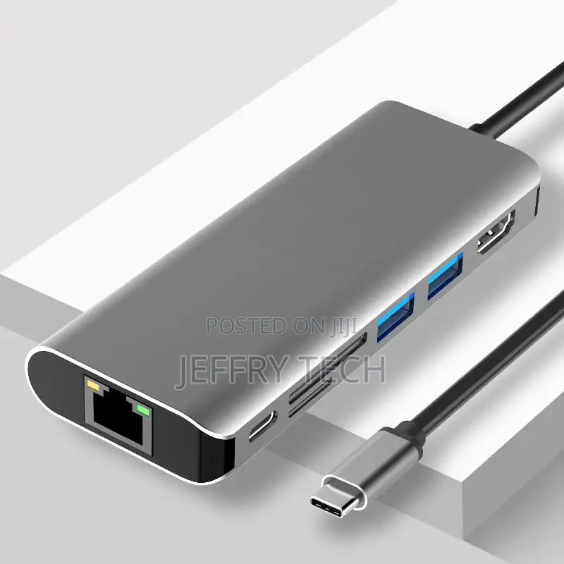 Type C Usb Hub Docking Station 7 in 1 HD 4k Adapter 3.0 USB