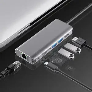 Type C Usb Hub Docking Station 7 in 1 HD 4k Adapter 3.0 USB