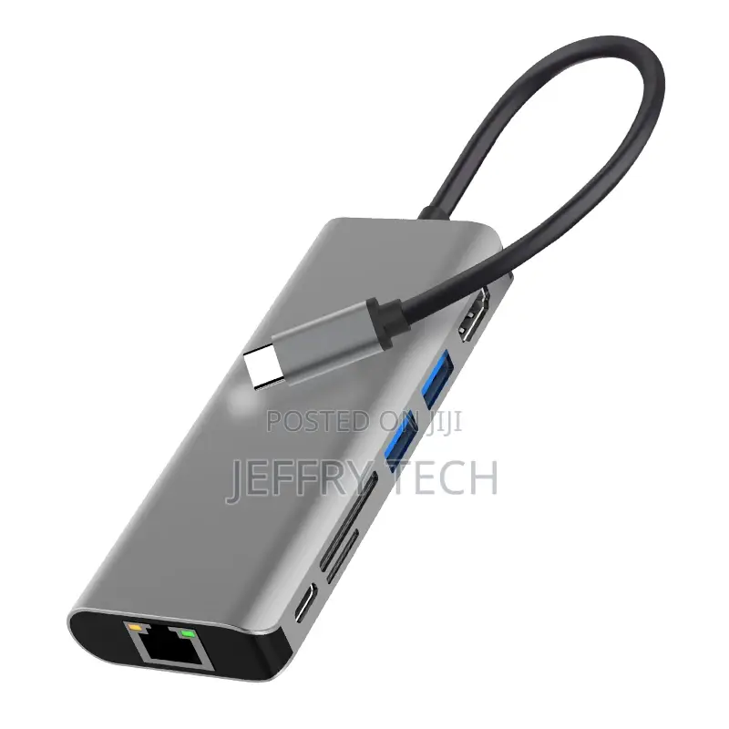 Type C Usb Hub Docking Station 7 in 1 HD 4k Adapter 3.0 USB