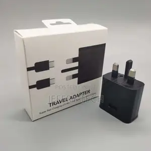 Note 10 Original 25W PD Charger UK Plug for Samsung Portabl