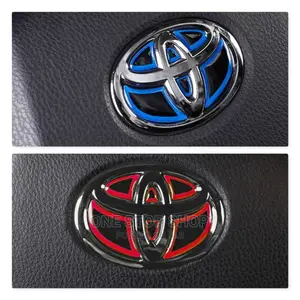 3D Toyota Logo With LED Lights