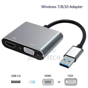 Good Quality Factory Directly Usb 3.0 to HDMI + VGA Extend D