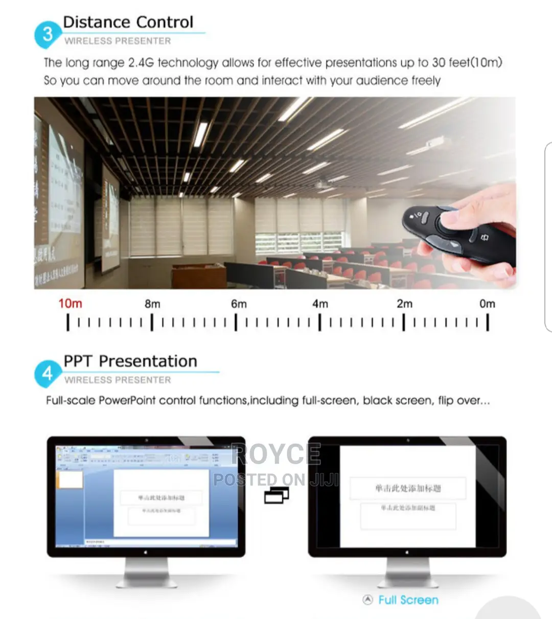 Wireless Presenter With Laser Pointer