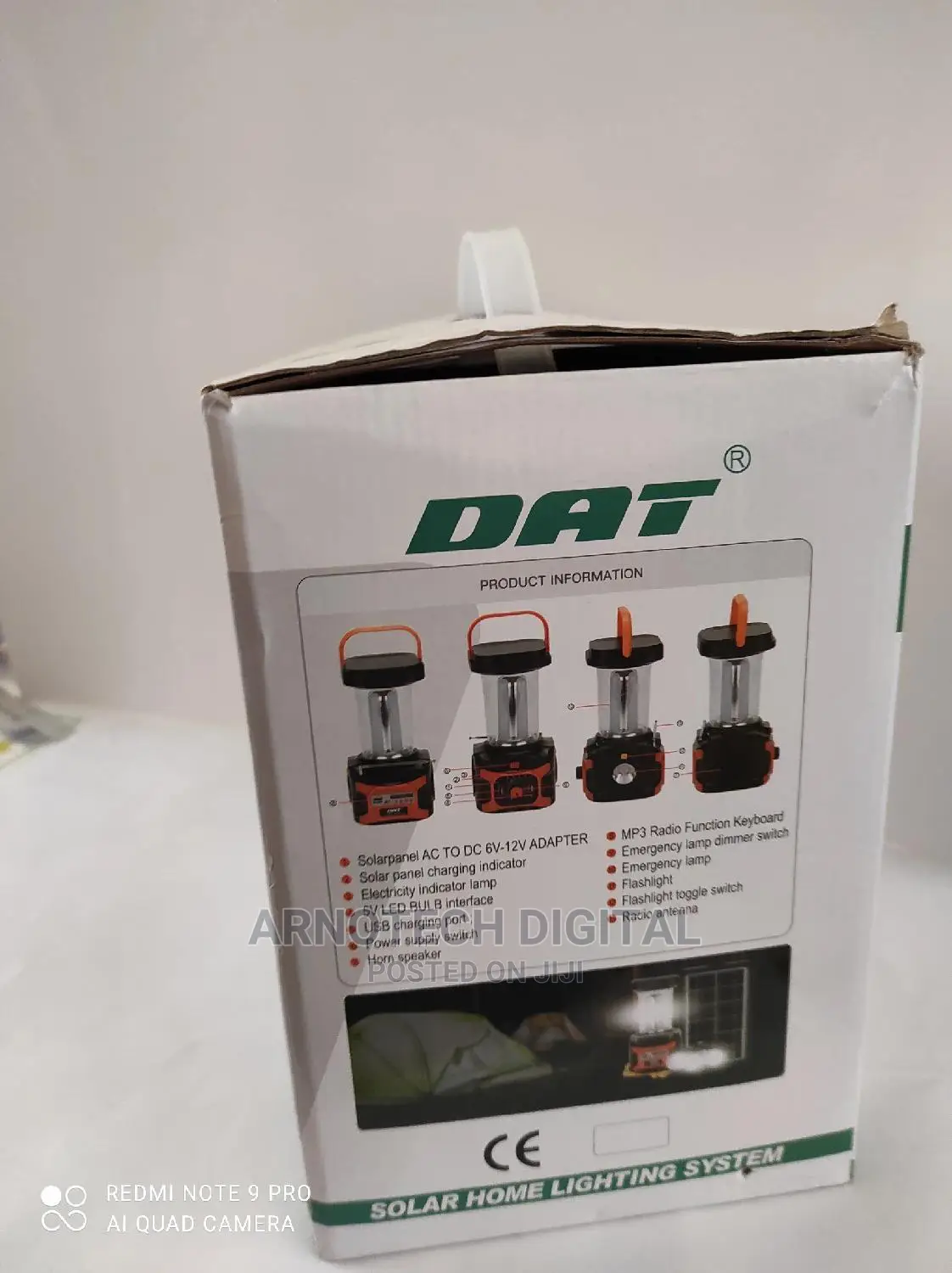 Portable Home Lighting System_ Dat 9016b