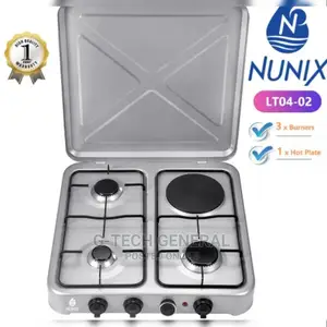 Nunix 3gas+1electric Table Top Gas Cooker