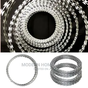 Razor Wire - Galvanized, PVC Coated and Stainless Steel