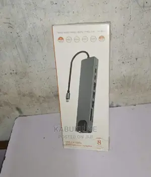 Multifunction 8 in 1 Type C Adapter