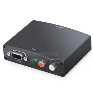 AOEYOO VGA to HDMI Converter With L/R Audio Output Metal