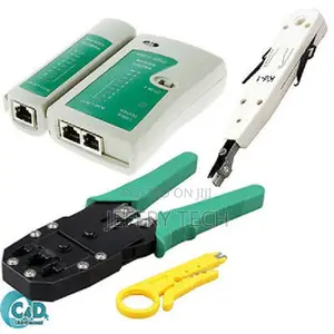 RJ45 Ethernet Cat6 LAN Cable Tester Punch Downcrimping Tool