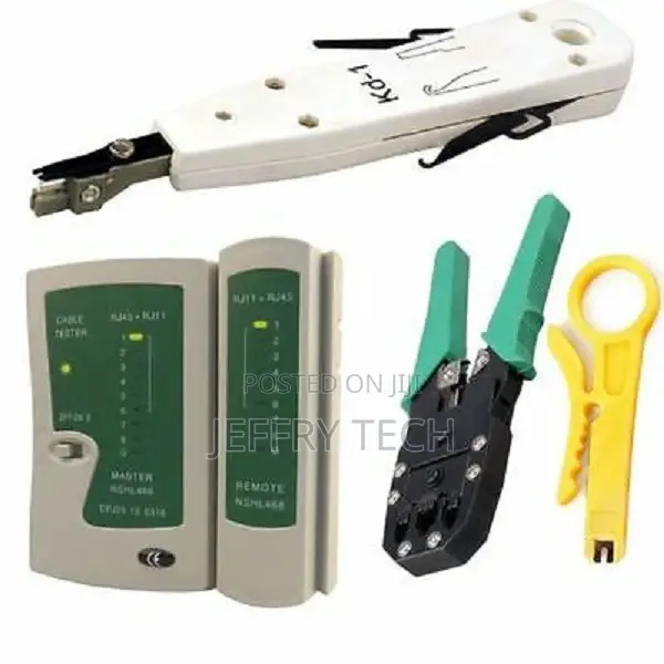RJ45 Ethernet Cat6 LAN Cable Tester Punch Downcrimping Tool