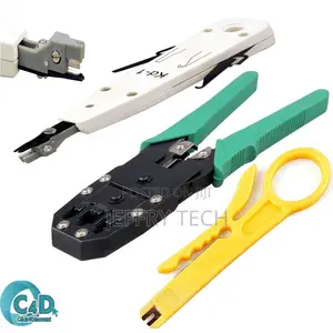 RJ45 Cat6 Network LAN Cable Crimper Stripper Punch Down Tool