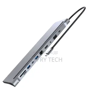 11 in 1 Type-C HUB Adapter USB C Laptop Docking Station Type
