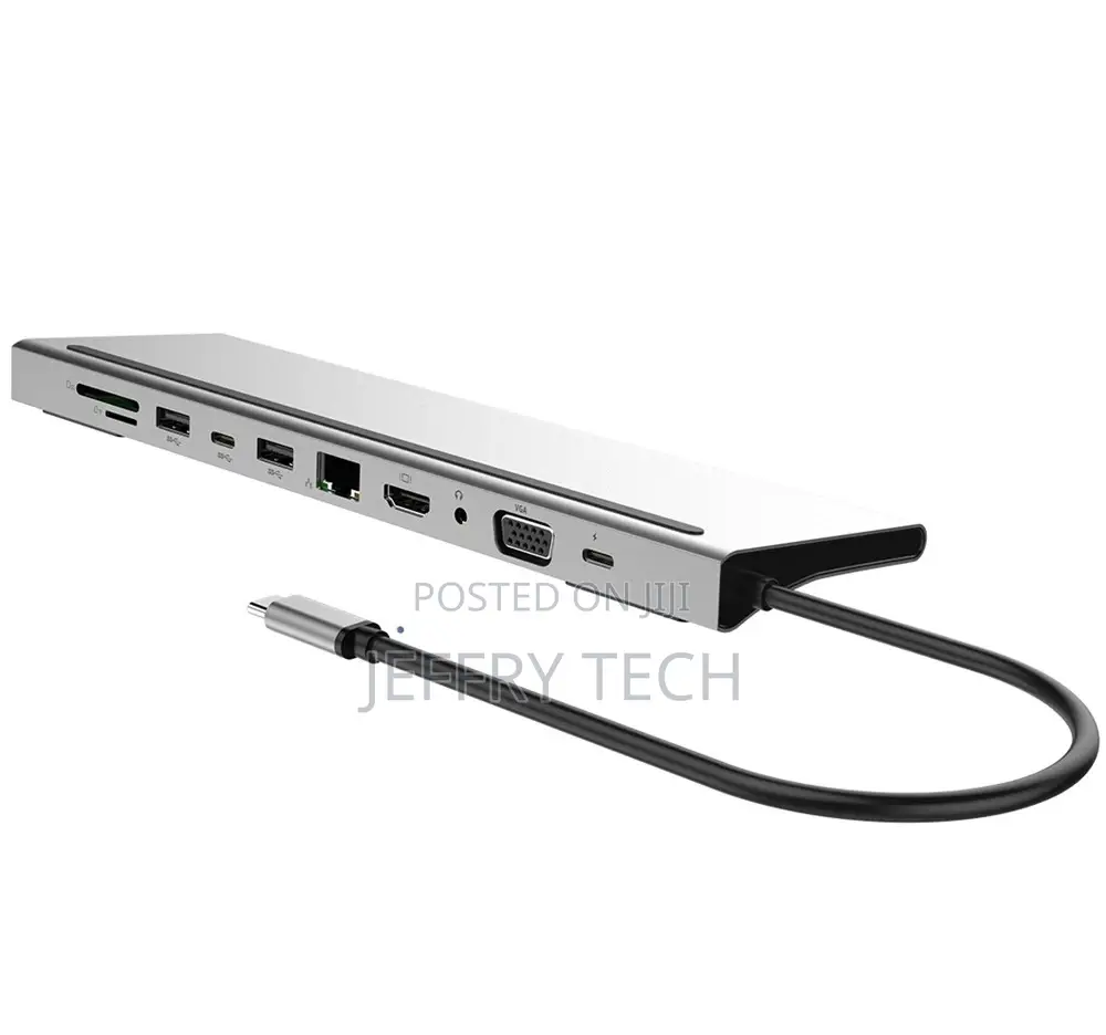 11 in 1 Type-C HUB Adapter USB C Laptop Docking Station Type