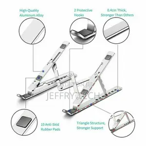 Portable Adjustable Aluminum Alloy Laptop Stand Notebook Tab