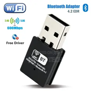 Wifi Adapter and Bluetooth 4.2 Receiver Adapter Combine Into