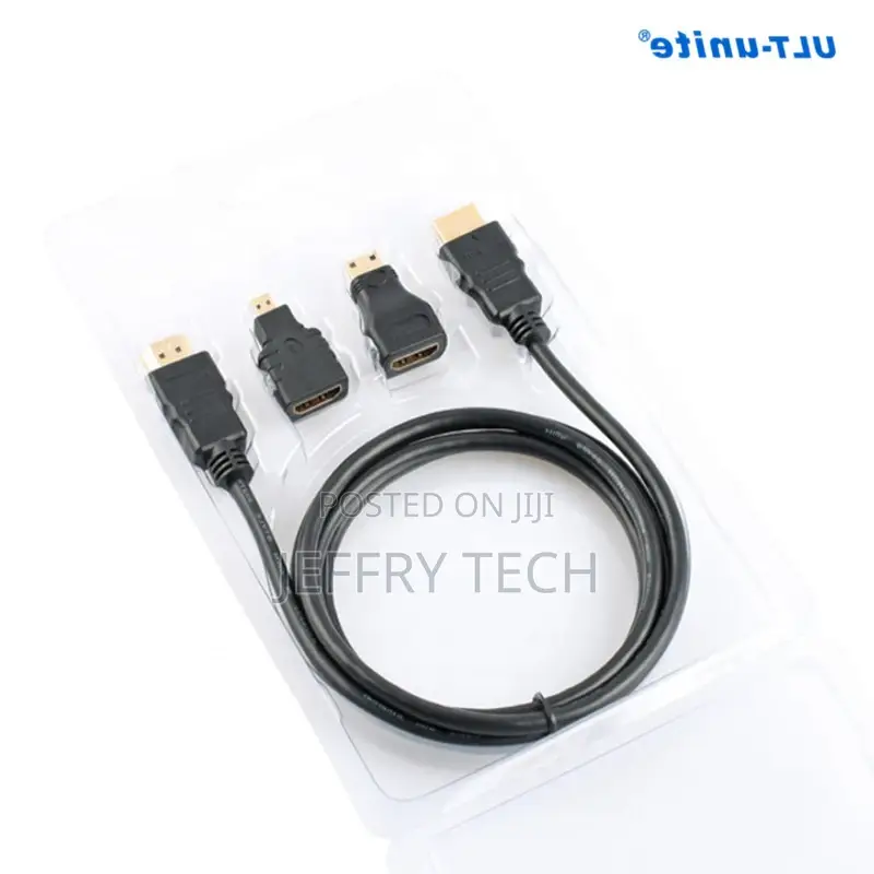 Cable HDMI 3 en 1 Mini Micro HDMI to HDMI Cable 1.5m
