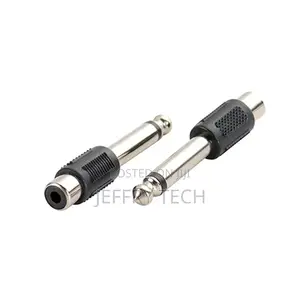 6.35mm 1/4 Inch TS Mono Plug Male to RCA Phono Female 1/4" T