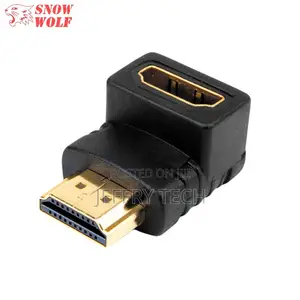 Right Angle 90 Degree Gold Plated HDMI Extender Supports 3D