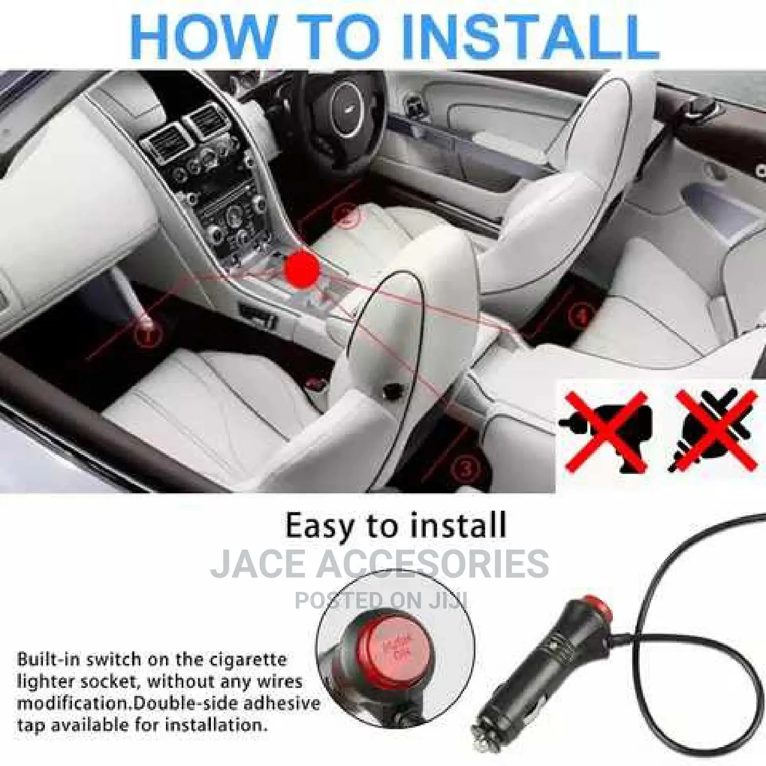 Car Interior Foot Lights