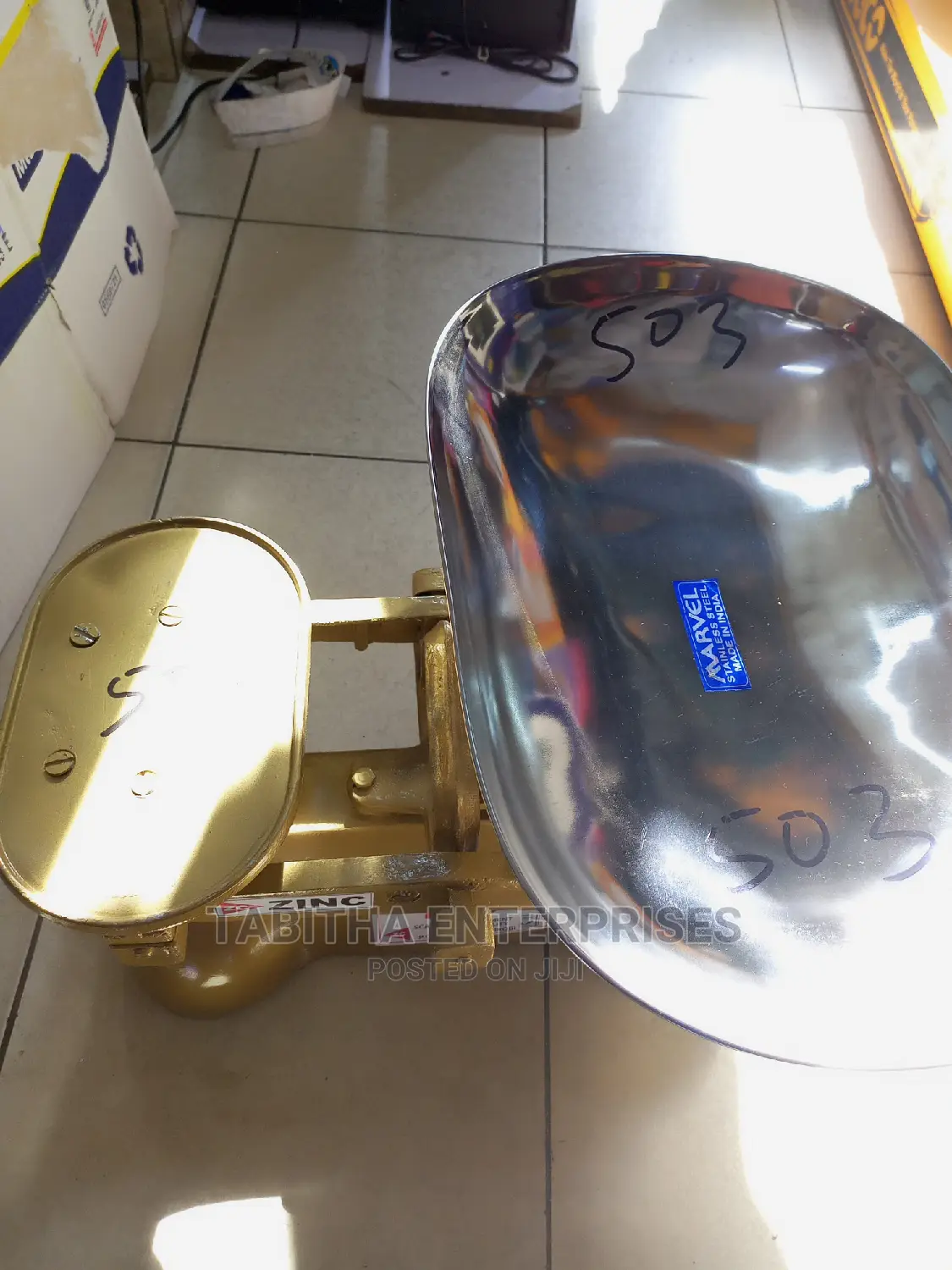 Zinc Counter Scale