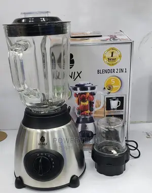 Nunix Blender 2 in 1 Glass Jar