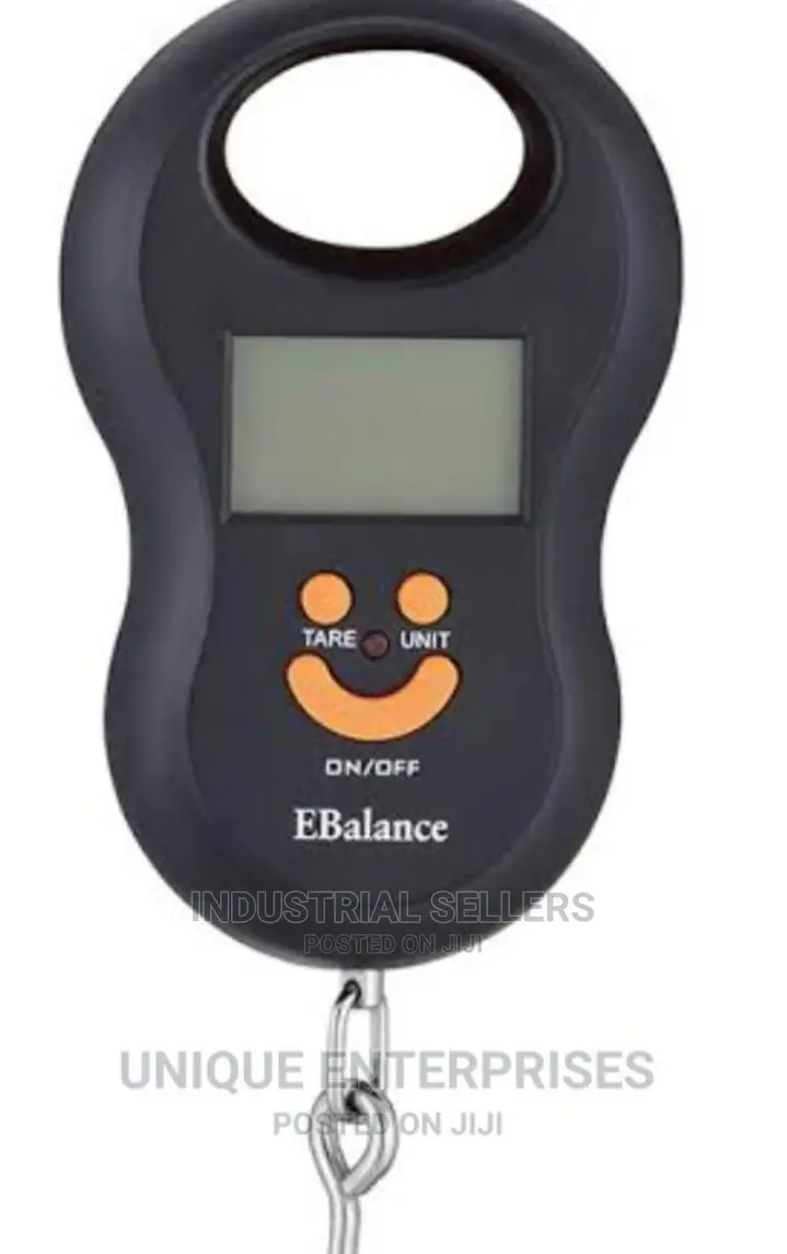 Black Spring Weighing Scale /Hunging