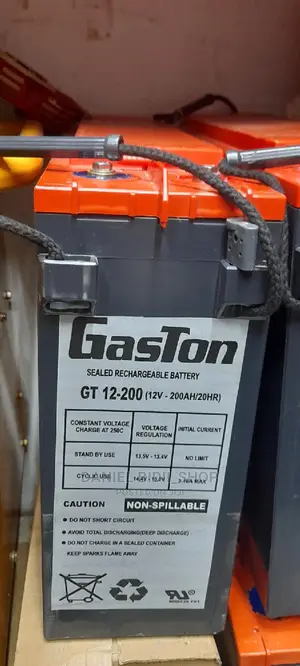 Gaston Slim AGM Deep Cycle Battery Gt 12v-200ah-20hr