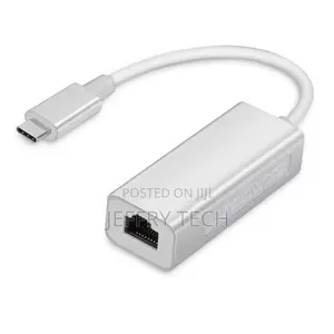 Network Adapter USB C to RJ45 Female Lan Gigabit Adapter For