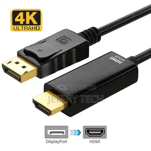 1.8M 6FT 4K X 2K Gold Plated Displayport DP to HDMI Adapter